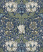 Seabrook Ogee Flora Indigo Dye & Thyme Wallpaper