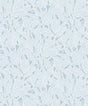 Seabrook Leaf and Berry Powder Blue Wallpaper