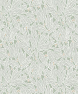 Seabrook Leaf and Berry Spearmint Wallpaper
