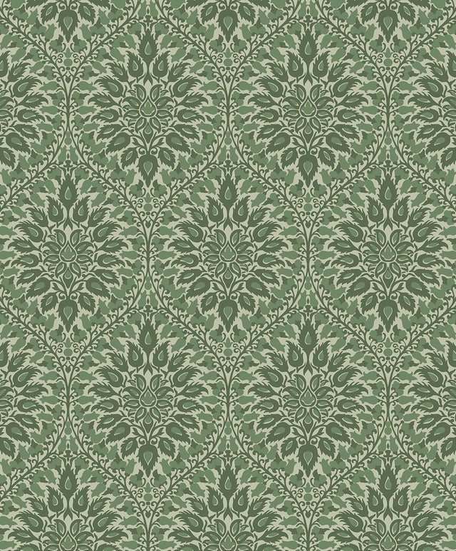 Seabrook Luna Ogee Fern Wallpaper