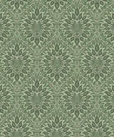 Seabrook Luna Ogee Green Wallpaper