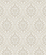 Seabrook Luna Ogee Beige Wallpaper