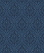 Seabrook Luna Ogee Denim Wallpaper