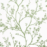 Schumacher Twiggy Green Wallpaper