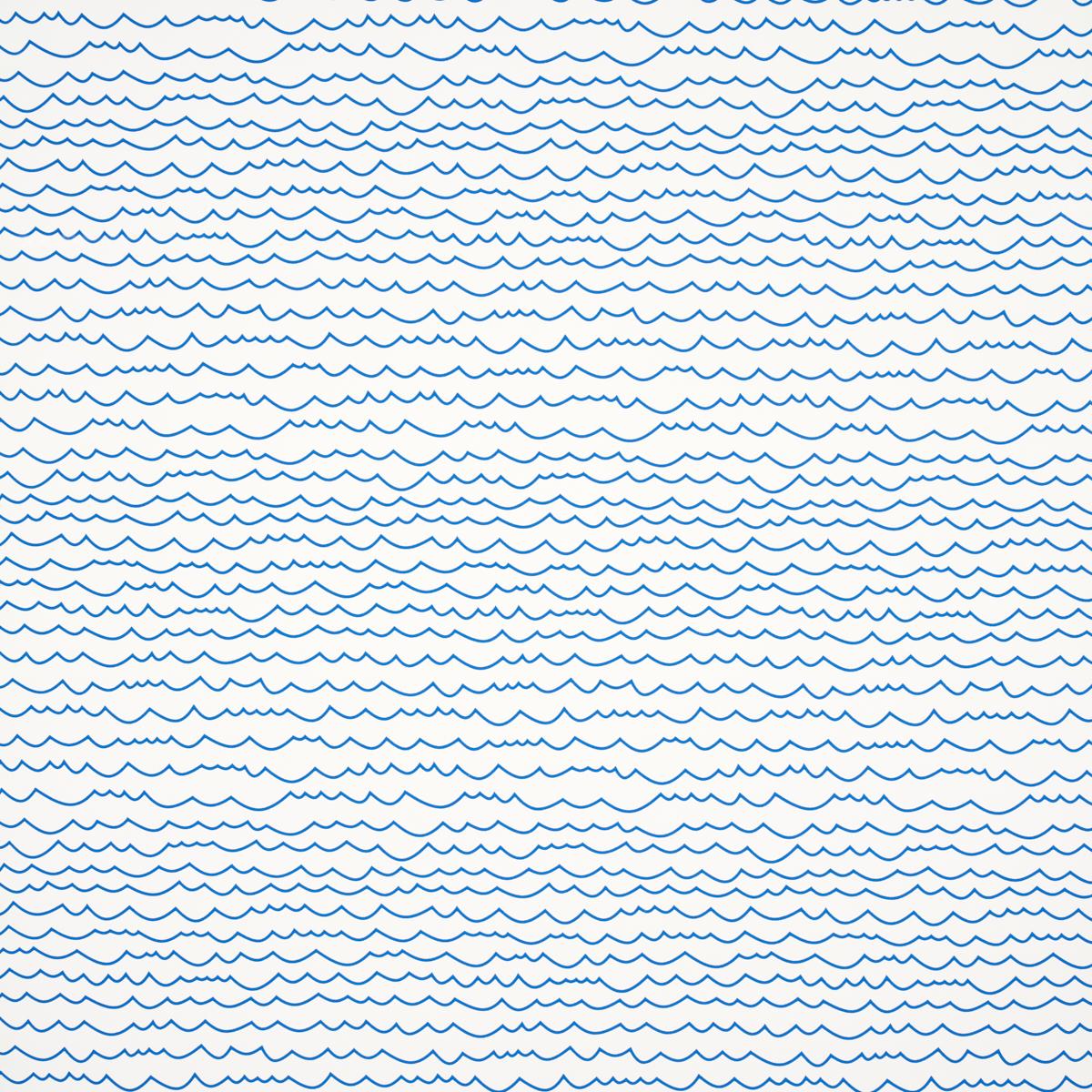 Schumacher Waves Blue Wallpaper
