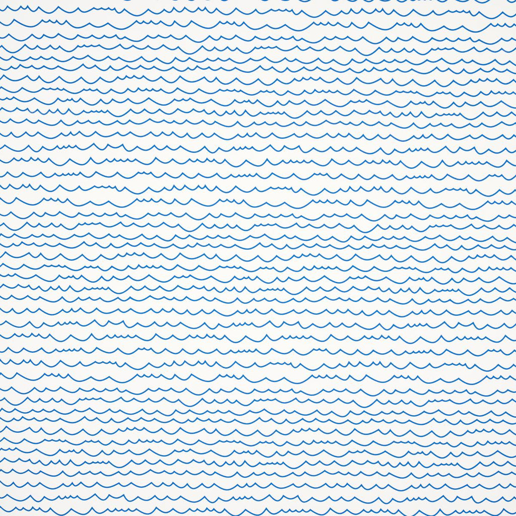 Schumacher Waves Blue Wallpaper