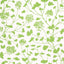 Schumacher Pennick Leaf On Ivory Wallpaper
