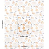 Schumacher Bouquet Toss Toast Wallpaper