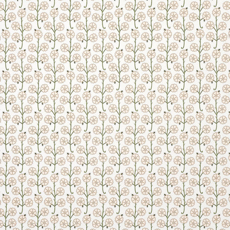 Schumacher Gardenia Flax Wallpaper