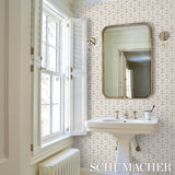Schumacher Gardenia Flax Wallpaper