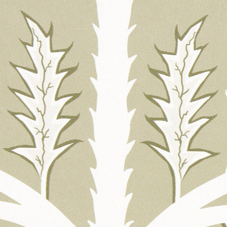 Schumacher Thistle Neutral Wallpaper
