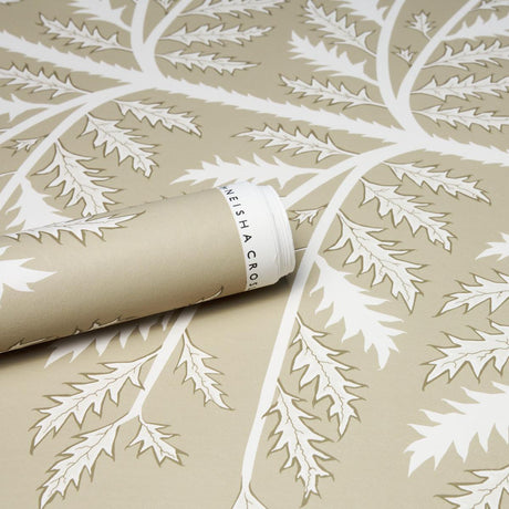 Schumacher Thistle Neutral Wallpaper