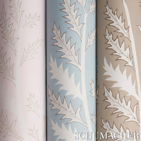 Schumacher Thistle Neutral Wallpaper