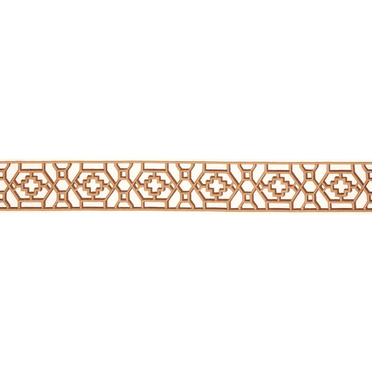 Schumacher Camel Zanzibar Trellis Tape