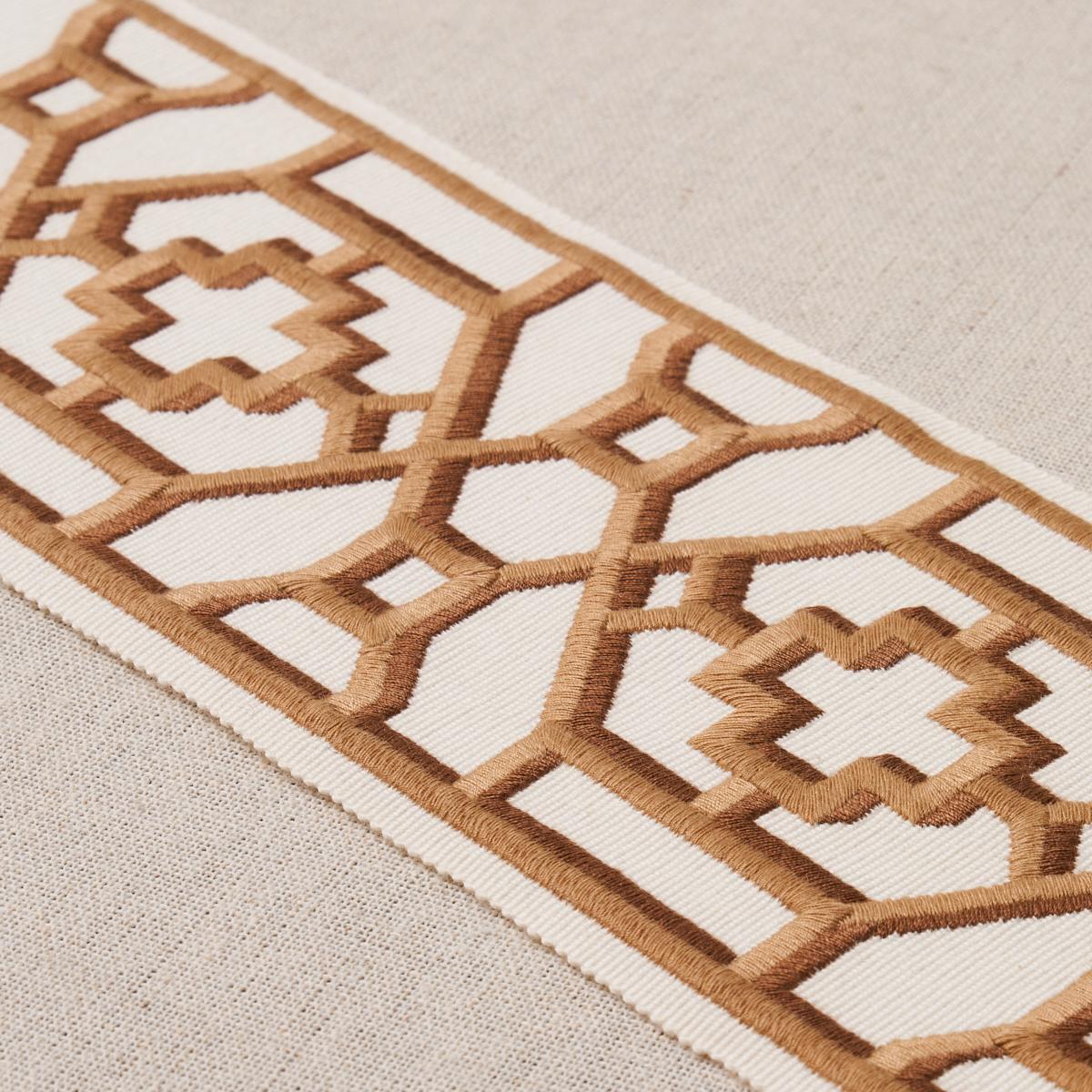 Schumacher Camel Zanzibar Trellis Tape