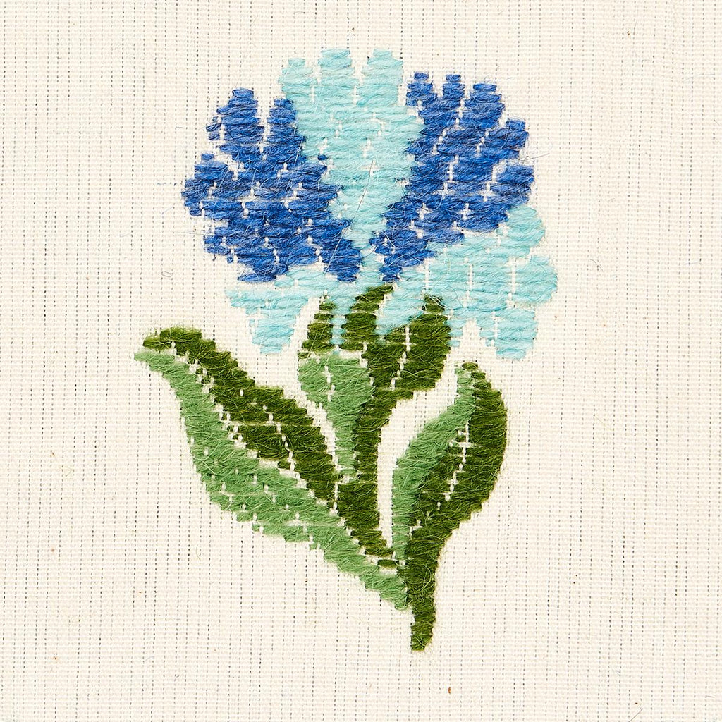 Schumacher Rosina Floral Cornflower Fabric