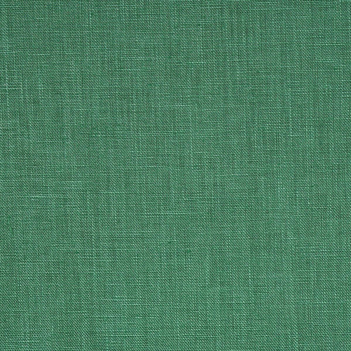 Schumacher Lange Glazed Linen Emerald Fabric