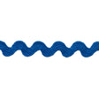 Schumacher Dark Blue Ric Rac Tape Small