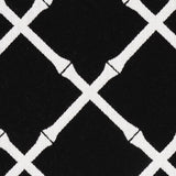 Schumacher Bamboo Trellis Indoor/Outdoor Black Fabric