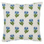 Schumacher Cornflower 16" x 16" Rosina Floral Pillow