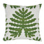 Schumacher Palma Sola I/O Green 18" x 18" Pillow