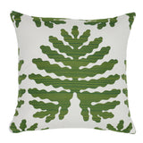 Schumacher Palma Sola I/O Green 18" x 18" Pillow