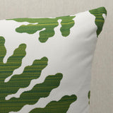 Schumacher Palma Sola I/O Green 18" x 18" Pillow