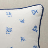 Schumacher Porcelain 16" x 12" Margie Floral Pillow