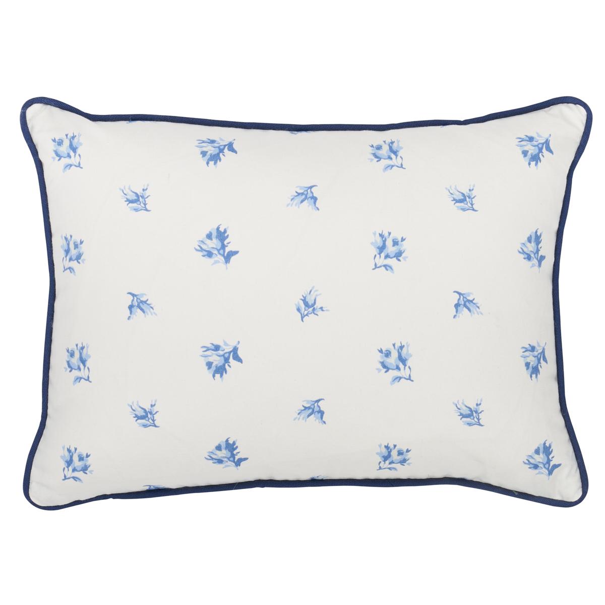 Schumacher Porcelain 16" x 12" Margie Floral Pillow