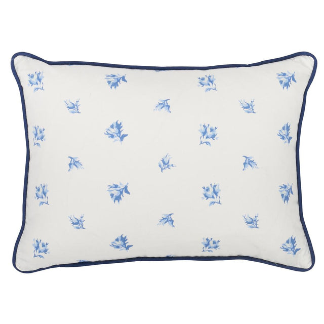 Schumacher Porcelain 16" x 12" Margie Floral Pillow