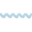 Schumacher Pale Blue Ric Rac Tape Small