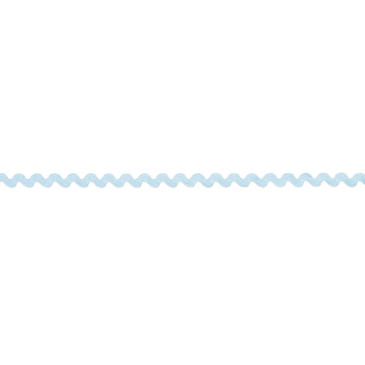 Schumacher Pale Blue Ric Rac Tape Small