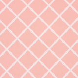 Schumacher Bamboo Trellis Indoor/Outdoor Pink Fabric