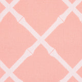 Schumacher Bamboo Trellis Indoor/Outdoor Pink Fabric