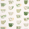 Schumacher Onie'S Teacups Spring Green Wallpaper
