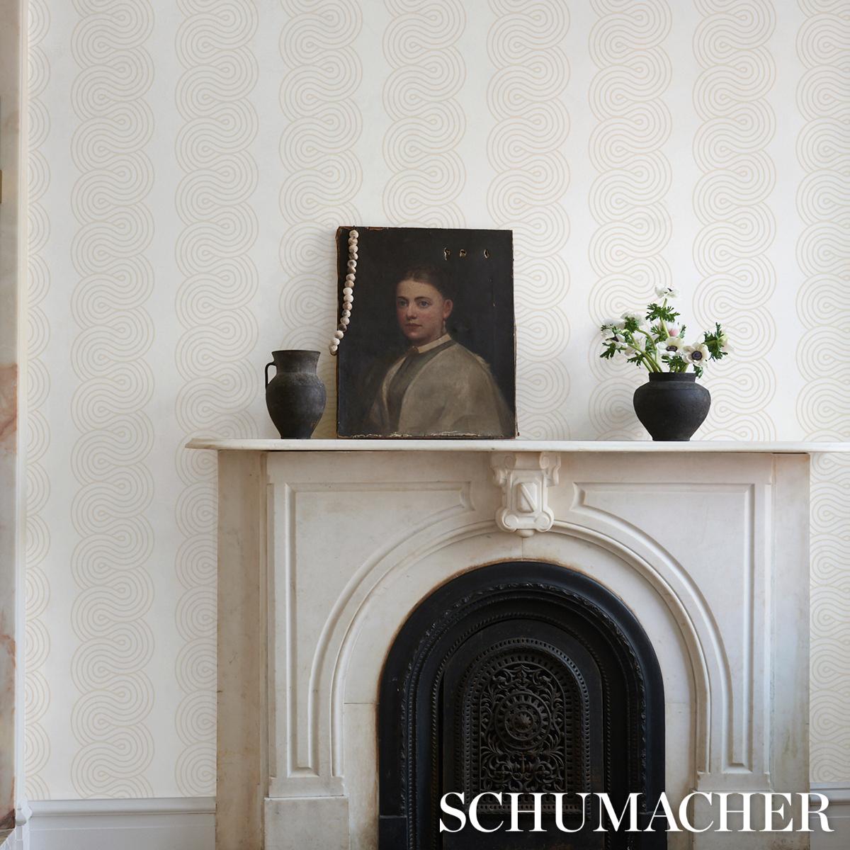 Schumacher Giraldi Pumice Wallpaper