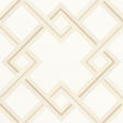 Schumacher Mah Jong Light Ivory Wallpaper