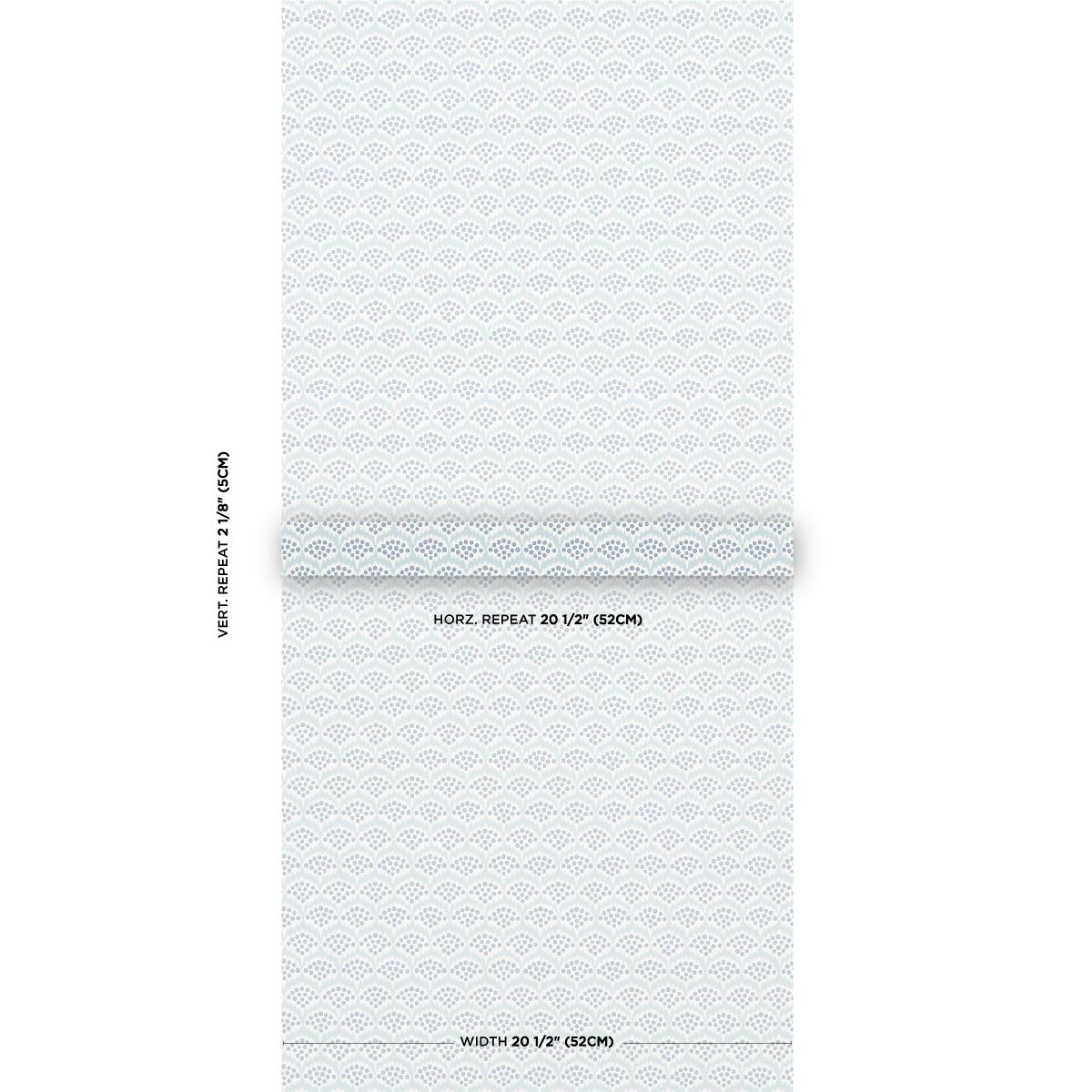 Schumacher Pollen Delft Wallpaper