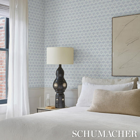 Schumacher Pollen Delft Wallpaper