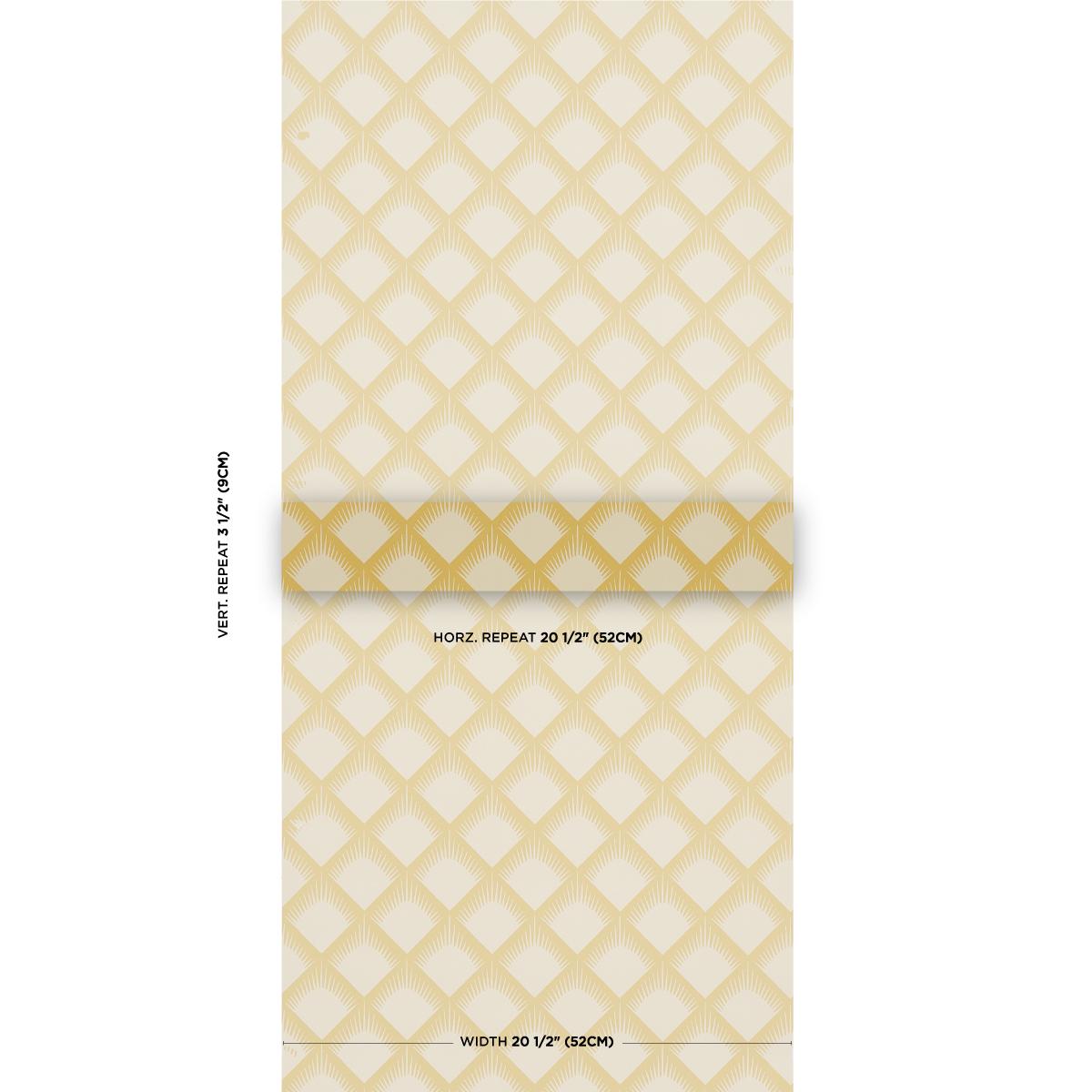 Schumacher Maize Mustard Wallpaper