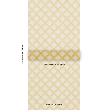 Schumacher Maize Mustard Wallpaper