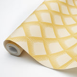 Schumacher Maize Mustard Wallpaper