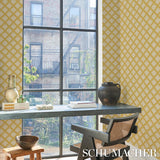 Schumacher Maize Mustard Wallpaper