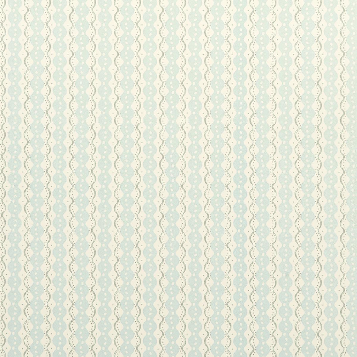 Schumacher Centipede Stripe Icing Blue Wallpaper