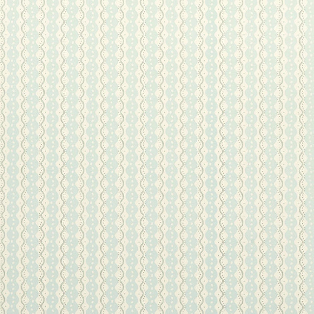 Schumacher Centipede Stripe Icing Blue Wallpaper