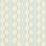 Schumacher Centipede Stripe Icing Blue Wallpaper