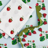 Schumacher Strawberry Hill Blue Wallpaper