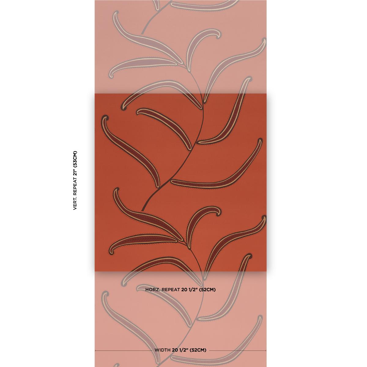 Schumacher Caterpillar Leaf Tomato Wallpaper