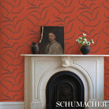 Schumacher Caterpillar Leaf Tomato Wallpaper