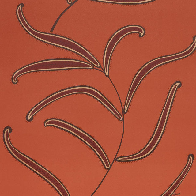 Schumacher Caterpillar Leaf Tomato Wallpaper